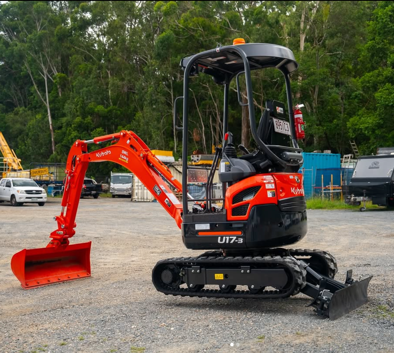 Excavator 5 Day Hire Weekday Fri - Mon